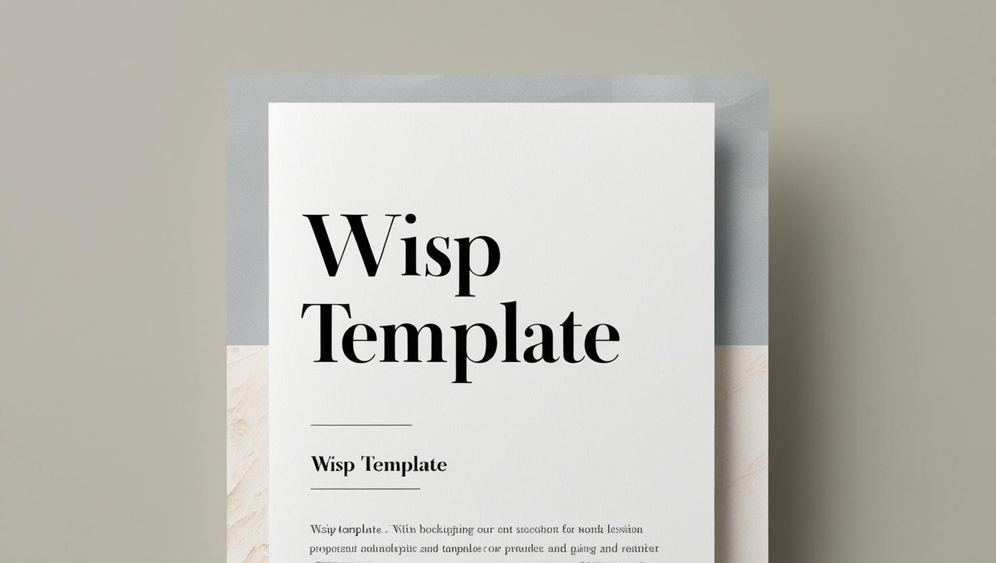 WISP TEMPLATE
