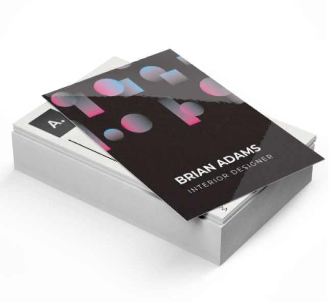 2-sided UV High Gloss Business Cards