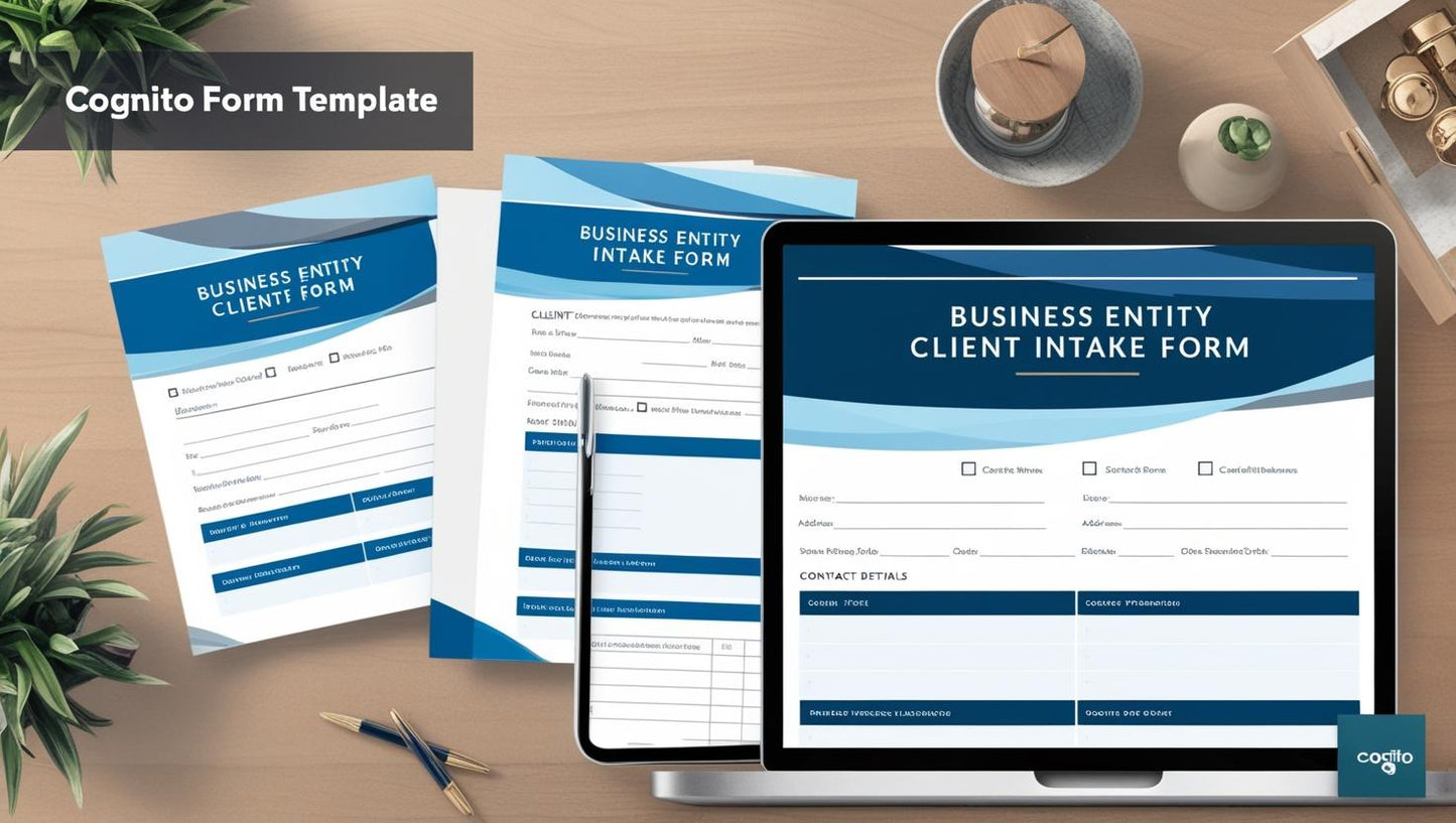 Cognito Form Business Entity Client Intake Form Template